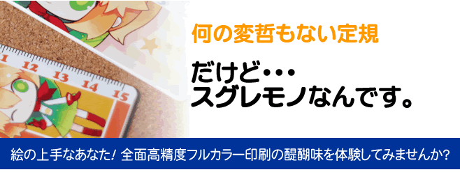 何の変哲もない定規
